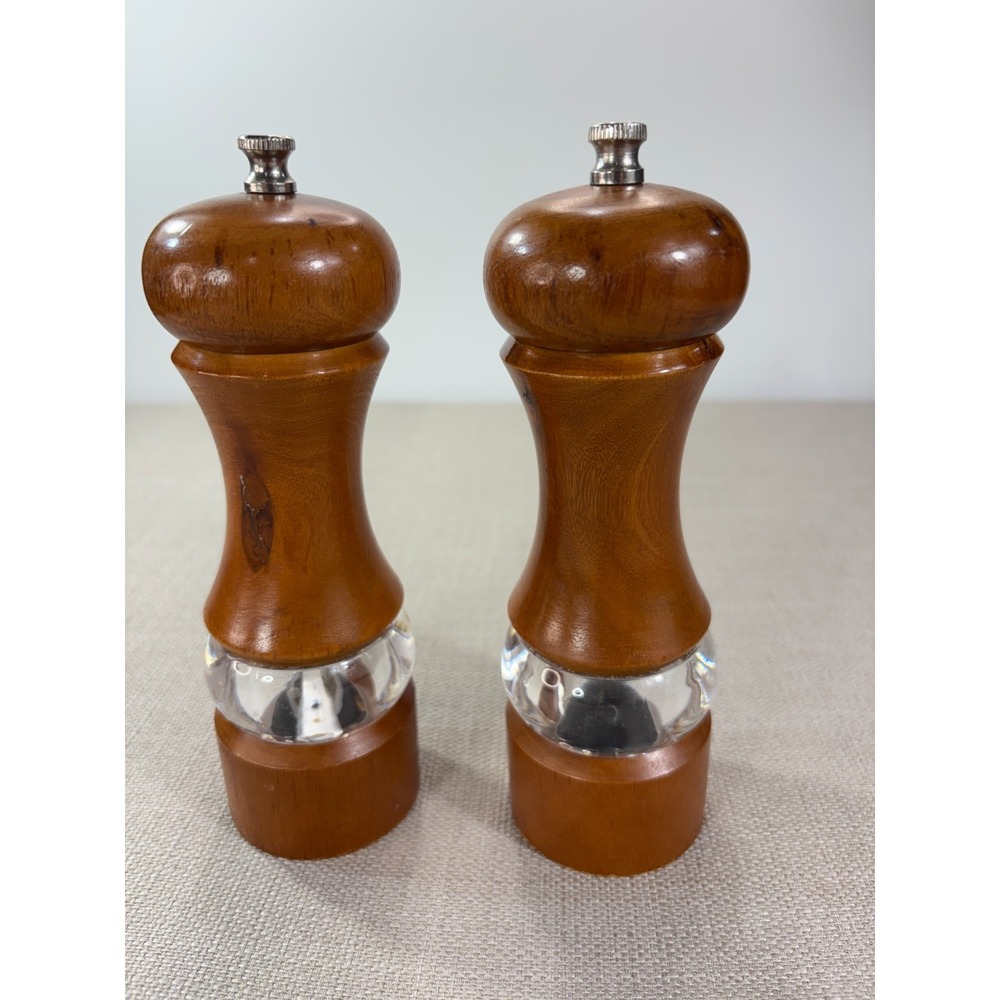 Vintage Olde Thompson Dover Salt and Pepper Mill Set 8" H